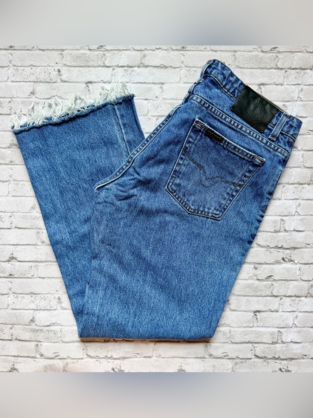 Harley-Davidson Womens Blue Denim Jeans